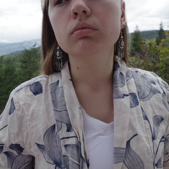 100% Linen Bellambia Made In Italy Jacket - Picture 2 of 4